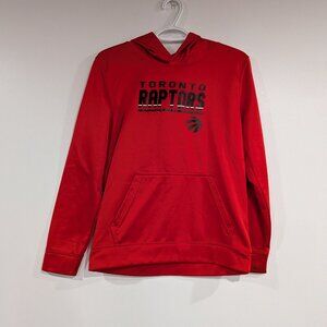 NBA Toronto Raptors Basketball Hoodie Red Black Size Large